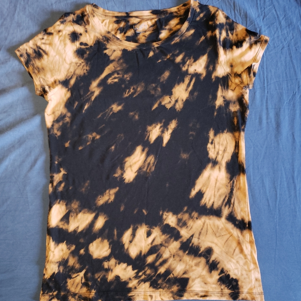 Reverse Tie Dye Womens Shirt Size M